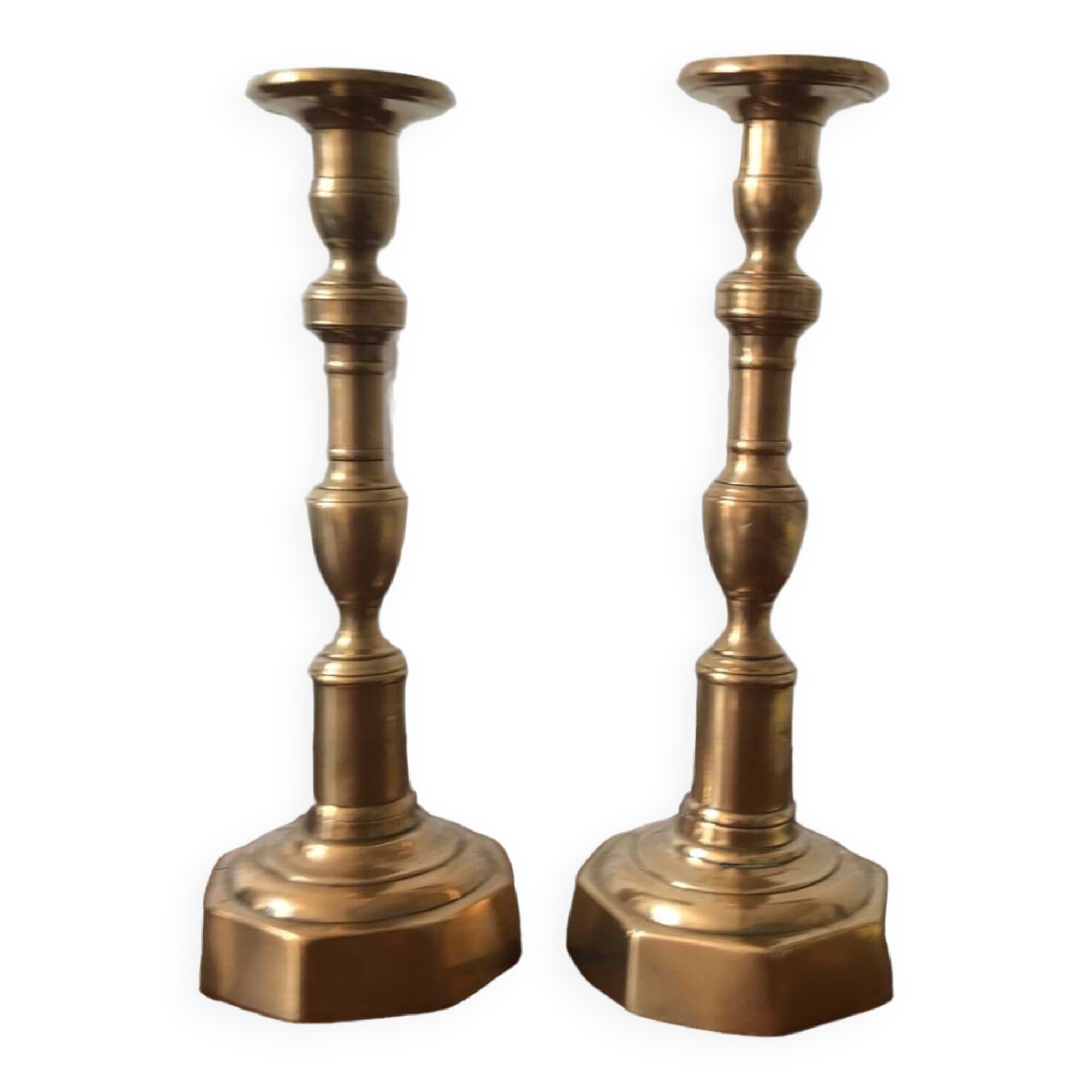 Pair of candle holders