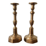 Pair of candle holders