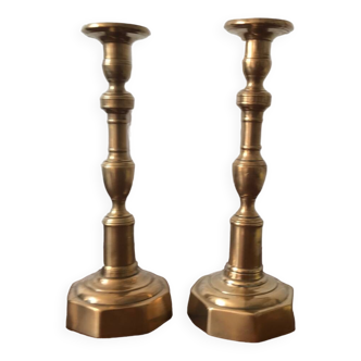 Pair of candle holders