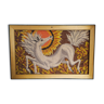 tapestry 1960 Lurcat White horse and sun Orange