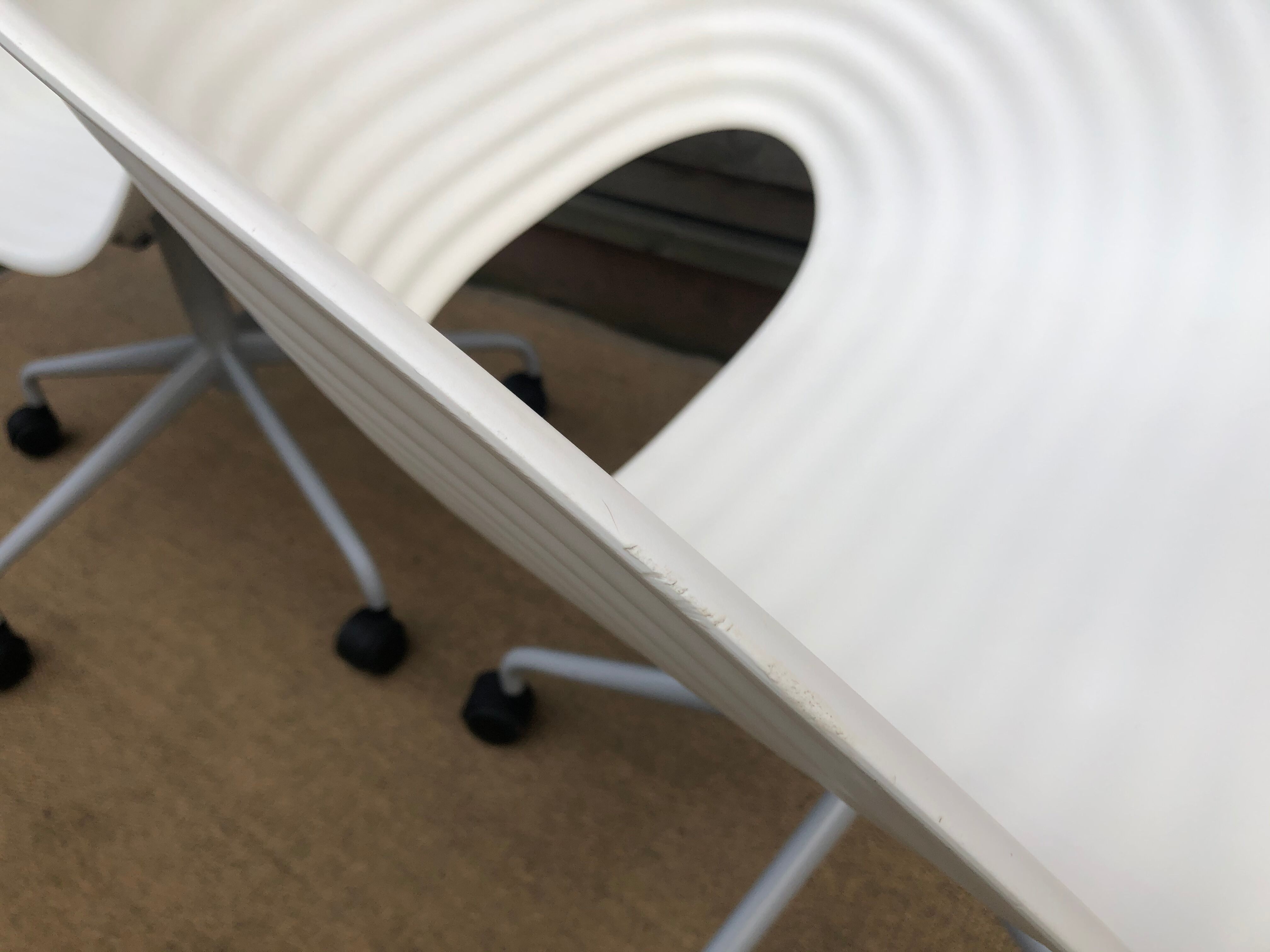 Tom Vac wheelchair design Ron Arad vintage Vitra 90 white