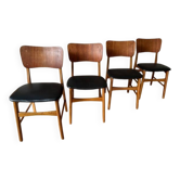 4 Boltinge Mobelfabrik model 62 chairs - Denmark, 1950s