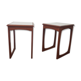 Paire de tables de chevet, des années 1960