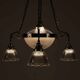 10" Chrome Holophane 'Stiletto' Chandelier