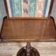 Reading table in walnut with fabric screen – Napoleonic III period
