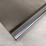 Stainless steel coffee table design Roche Bobois