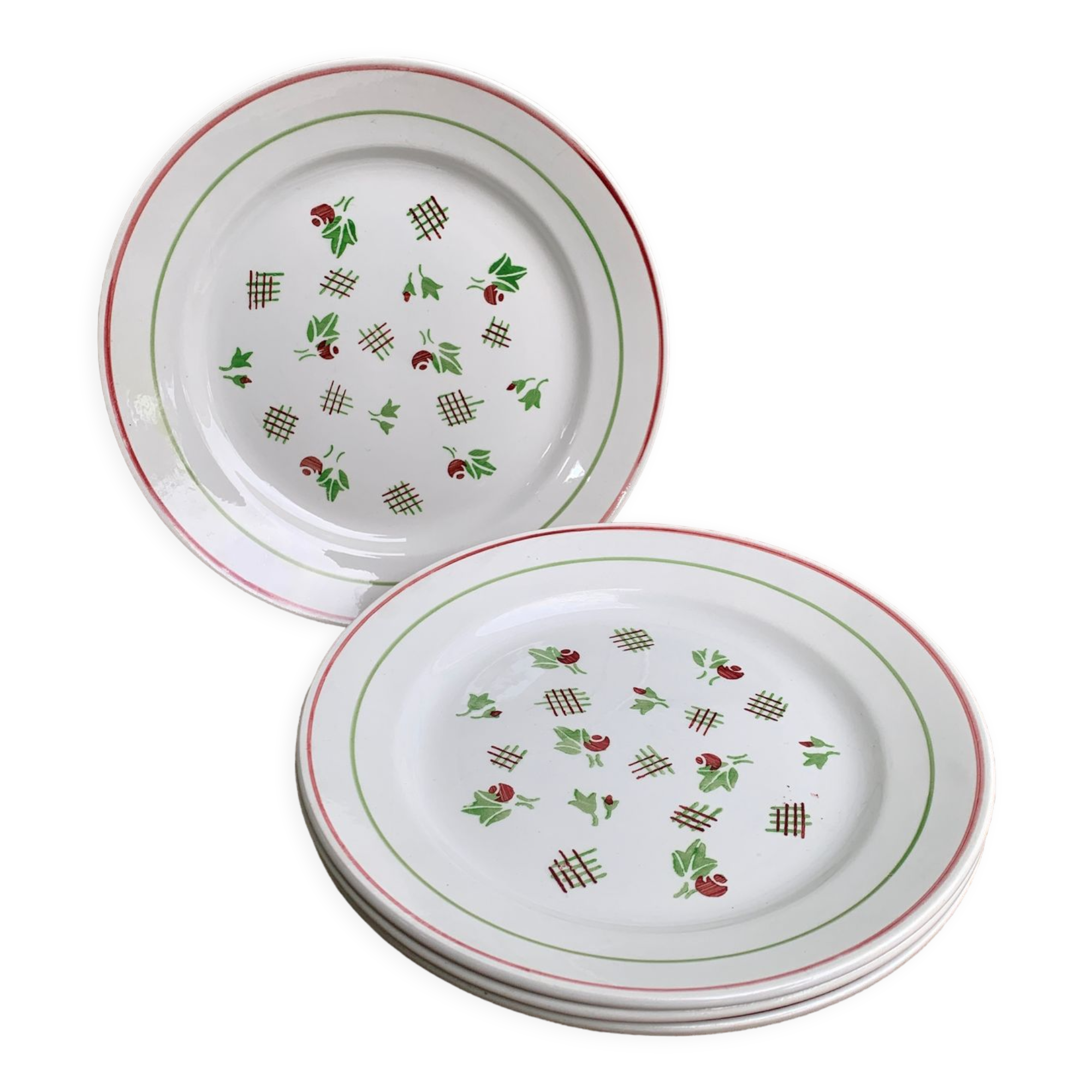 Vintage plates from Lunéville