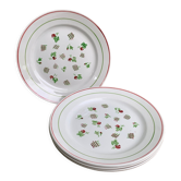 Assiettes vintage de Lunéville