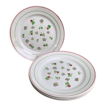 Assiettes vintage de Lunéville