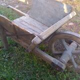 Wheelbarrow raw wood