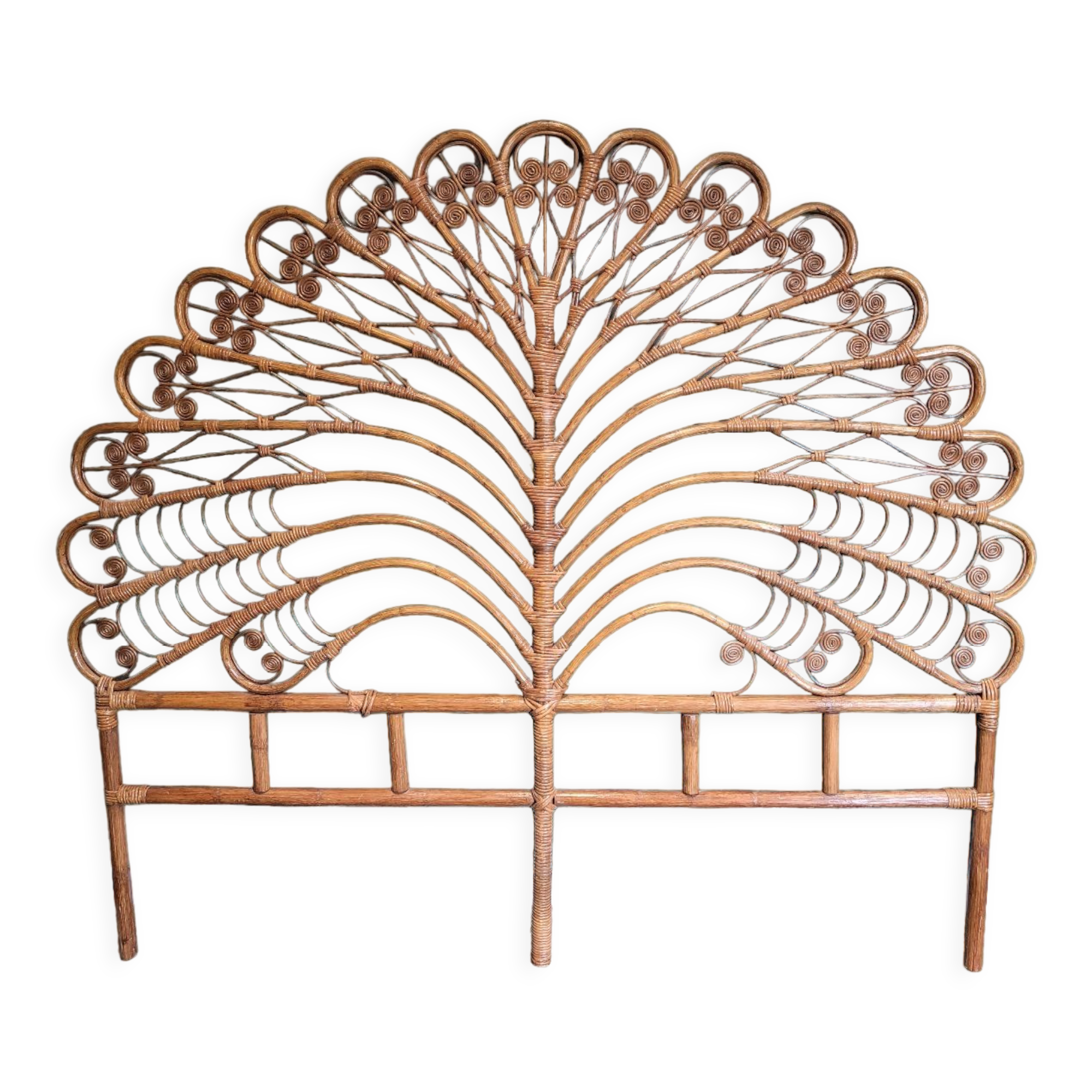 Peacock headboard