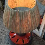 Ceramic floor lamp from the 70s