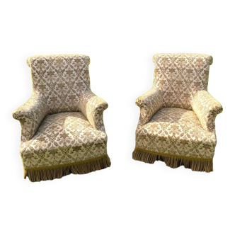 Pair of 20th century armchairs