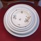 6 round dishes old porcelain decoration with barbels