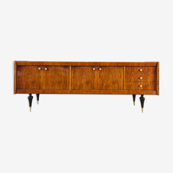 Walnut art deco sideboard