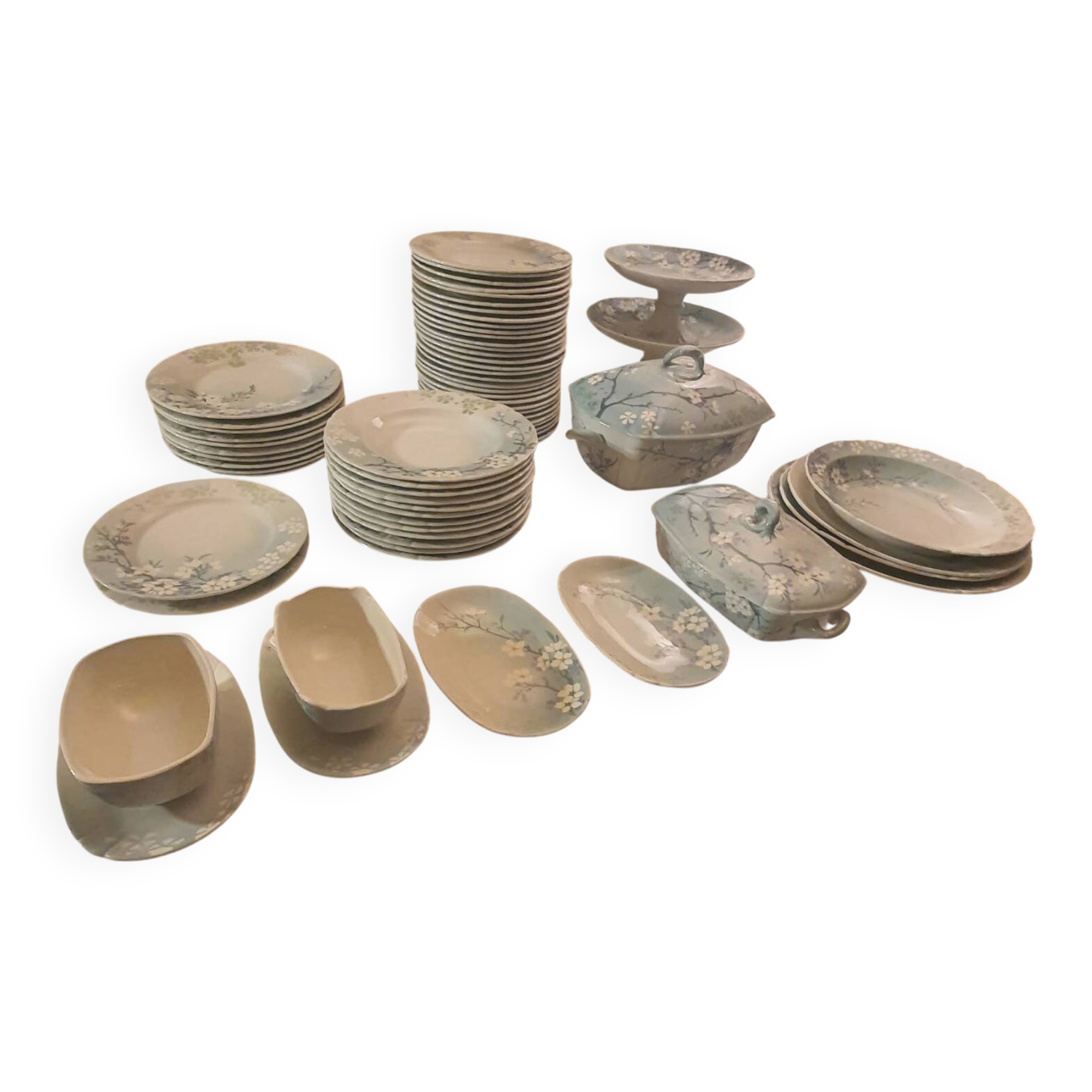 Lunéville faience lot