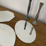 Bevelled octagonal mirror