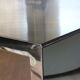Nanda Vigo design in years '70 low mirror table "four corners" by Driade Italy
