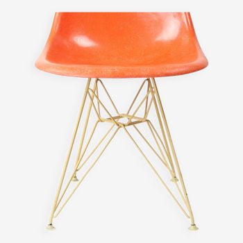 Orange Eiffel Shell Chair By Charles And Ray Eames For Herman Miller, 1960s