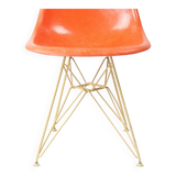 Chaise Coquille Eiffel Orange De Charles Et Ray Eames Pour Herman Miller, 1960s