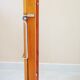 Wooden valet, signed Fratelli Reguitti, 60s, on wheels