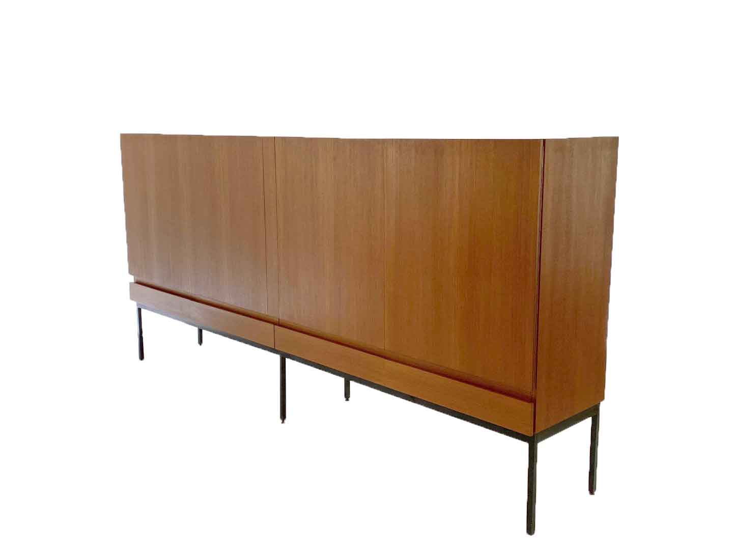B60 teak highboard by Dieter Waeckerlin for Behr 1950s