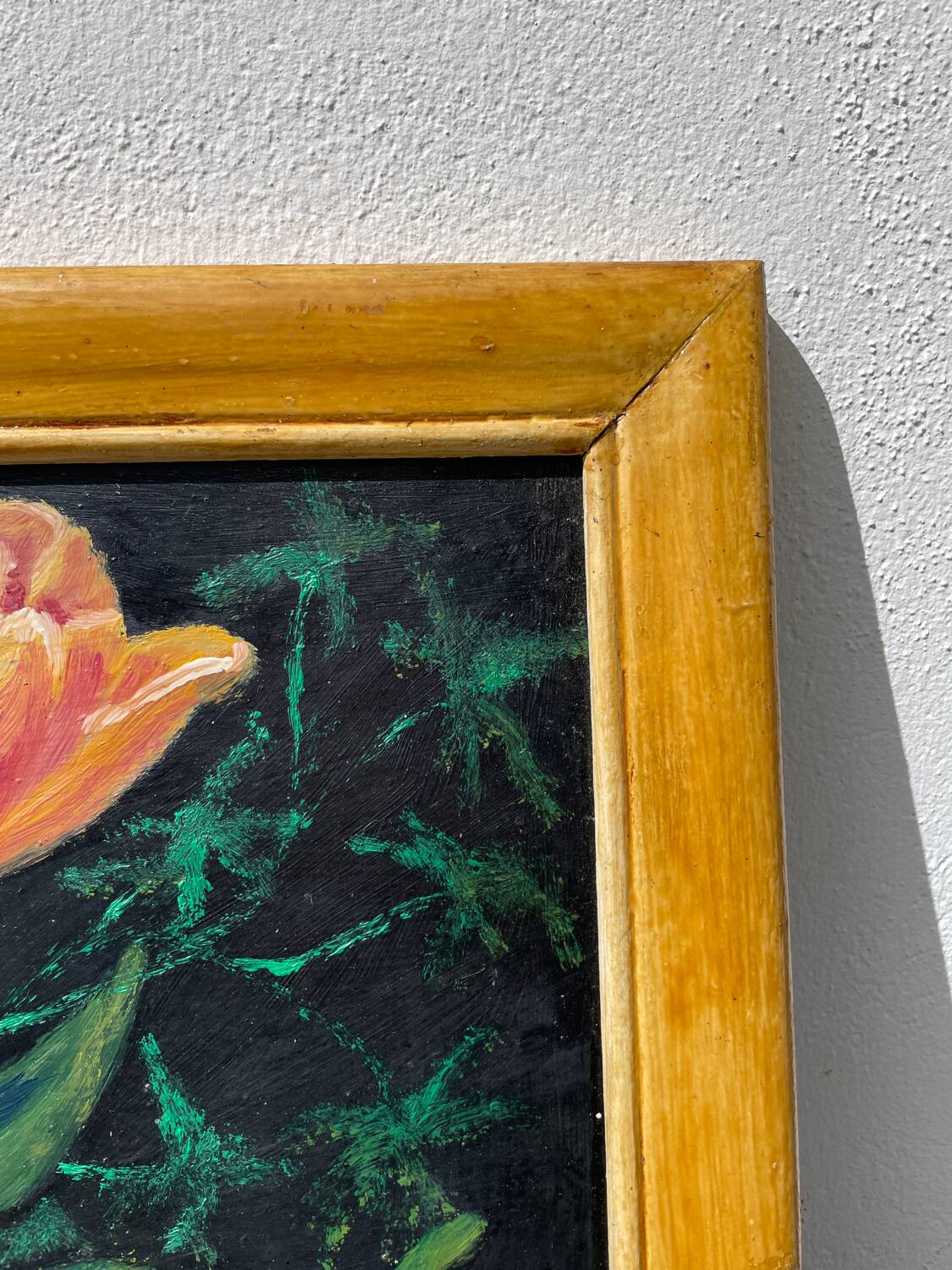 Large flower bouquet painting