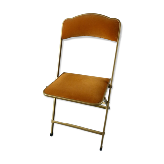 Velvet folding chairs