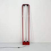 Red floor lamp by Gian N. Gigante for Zerbetto, 1980