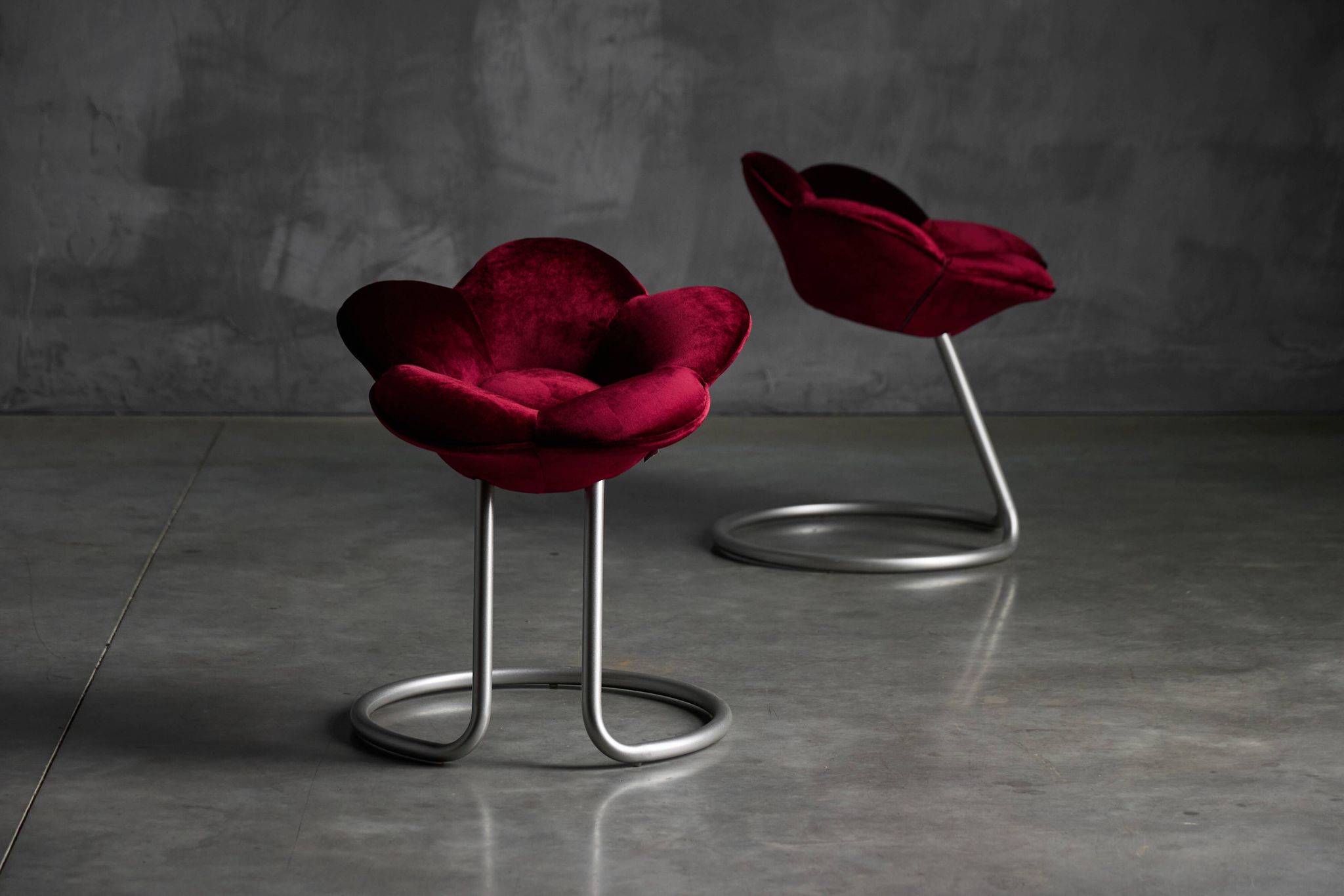 Tabourets Fleur Soshun par Masanori Umeda pour Edra, Italie, 1990s