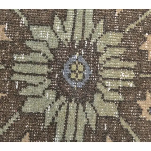 Turkish Oushak wool runner 90x346