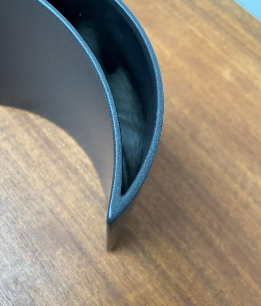 Vase croissant minimaliste postmoderne en céramique de la sélection Asa, années 1980