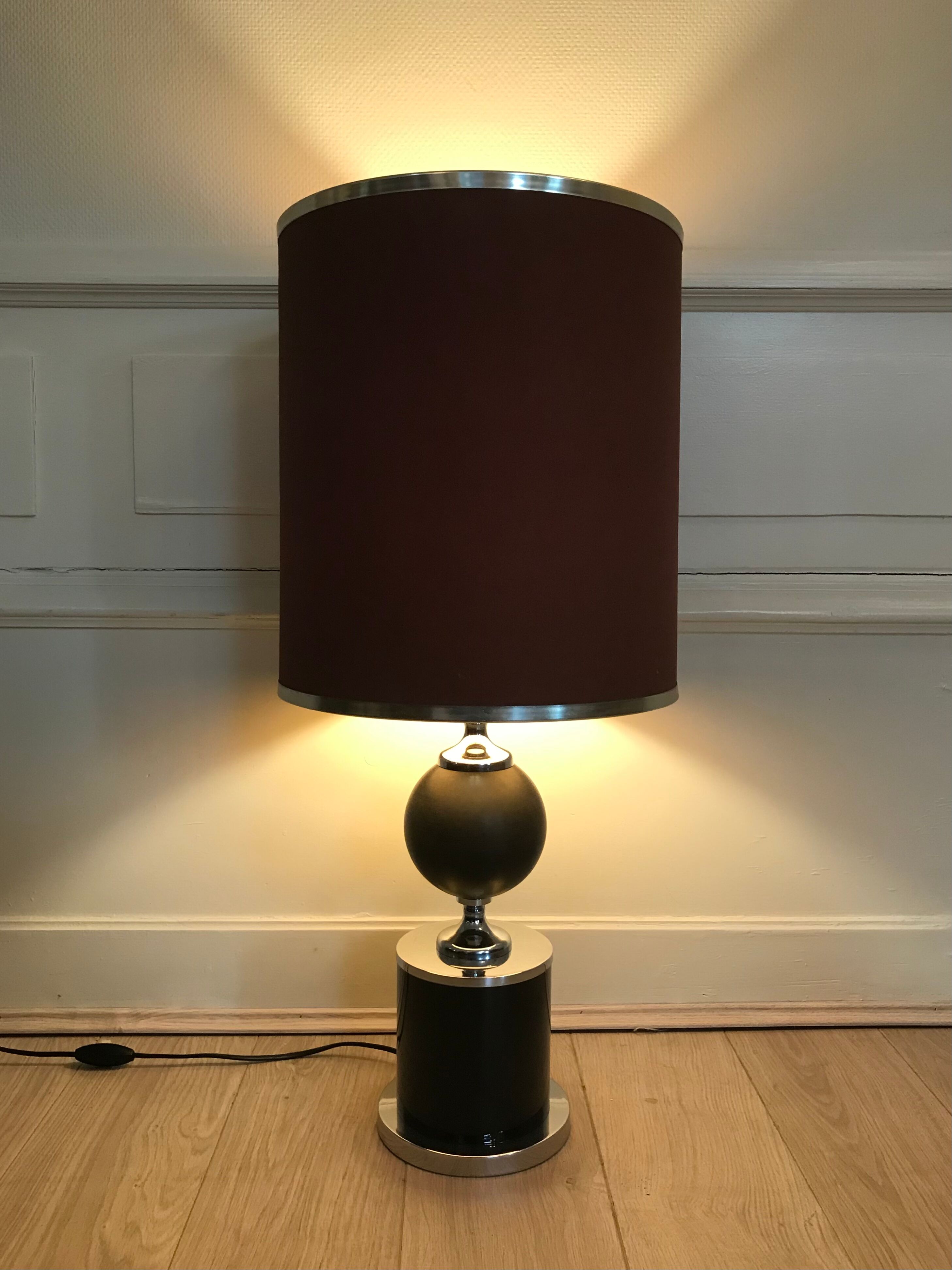 Large Metal Lamp 1970