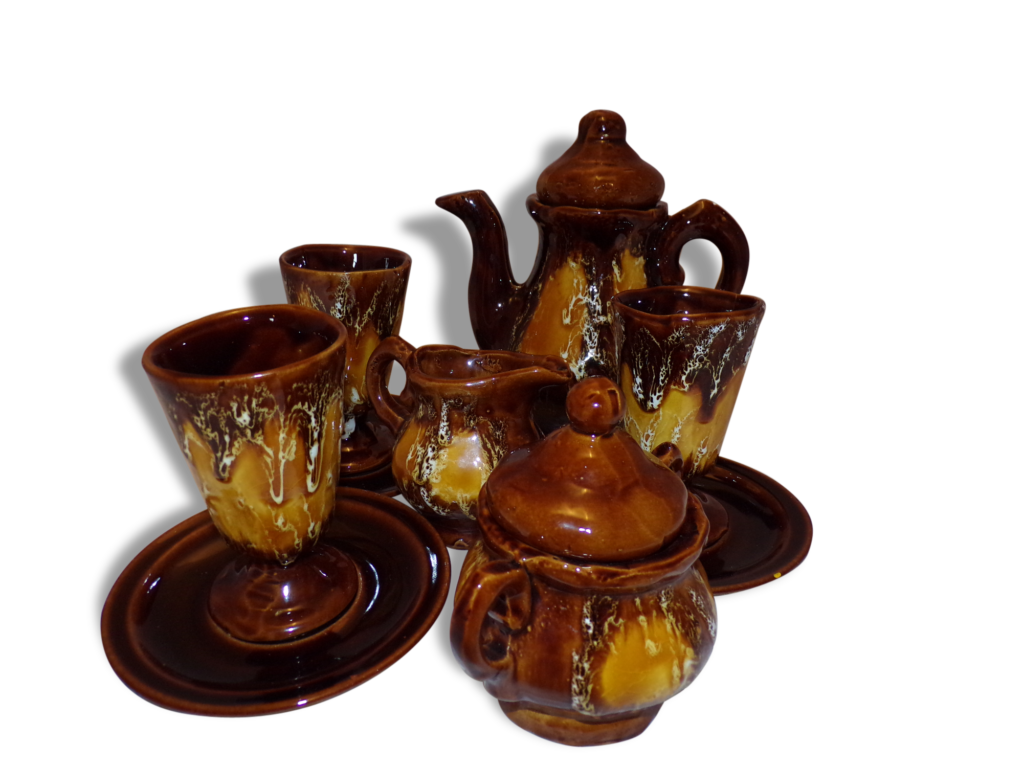 Service has coffee Vallauris mazagran