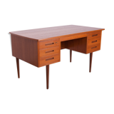 Mid-Century Danish Teak Desk, 1960s