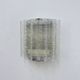 Mid-century glass tube Doria Leuchten wall lamp / sconce, 1970s