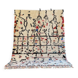 Large modern berber beni ouarain wool rug