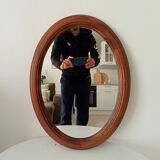 Vintage solid wood mirror