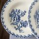 4 assiettes creuses Gien Chardons 260359