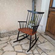 Rocking-chair scandinave vintage