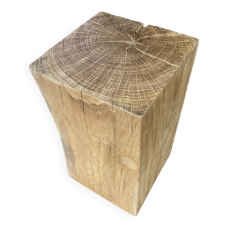 Solid wood end table/stool