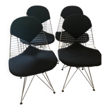 Set of 4 DKR-2 chairs by Charles & Ray Eames for Vitra