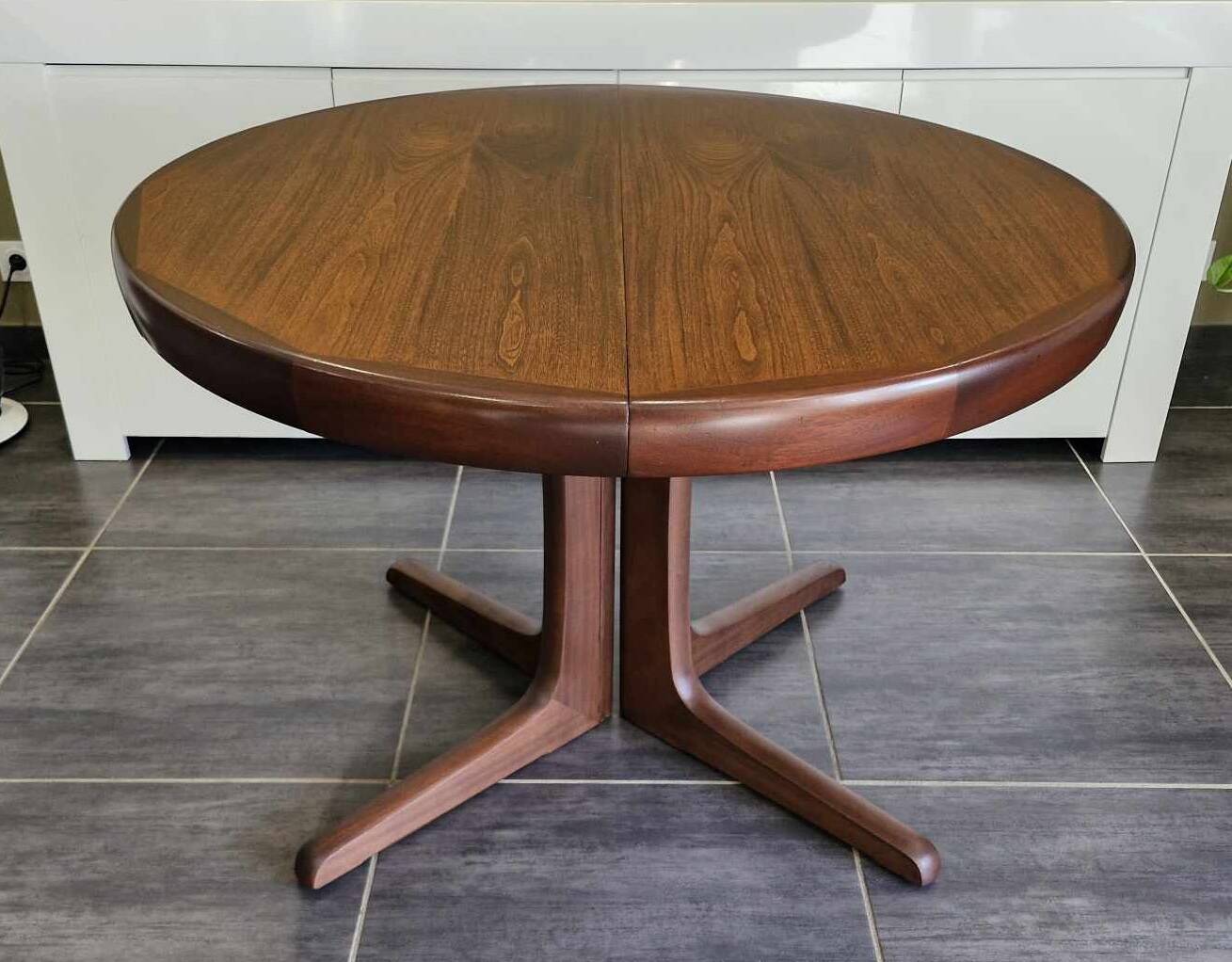 Vintage Baumann extendable table, 1970s