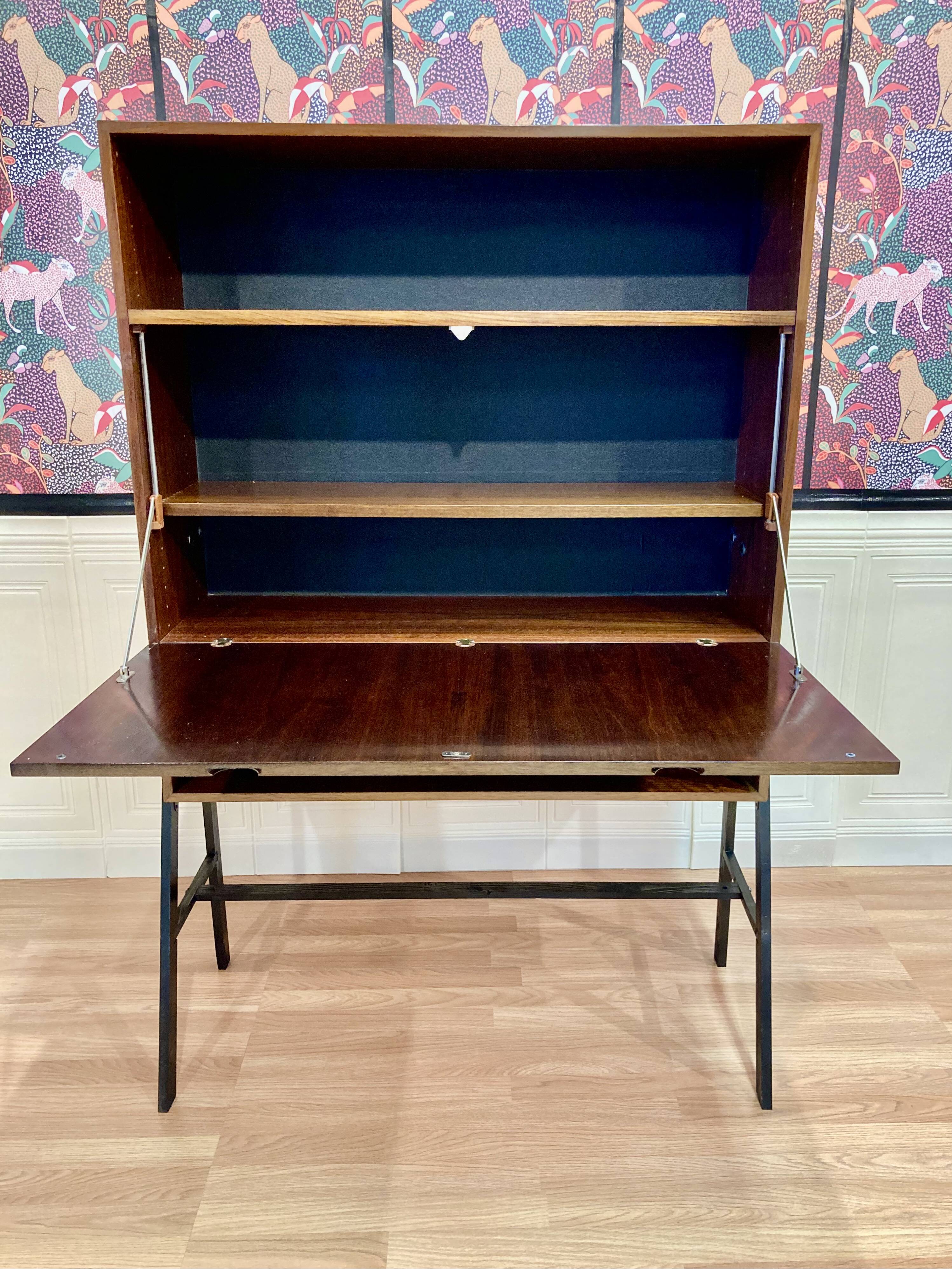 Rosewood desk scandinavian design 1950.