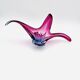 (Reserved Richard) Murano Bowl - Sommerso - XL 50cm - Amethyst and Turquoise