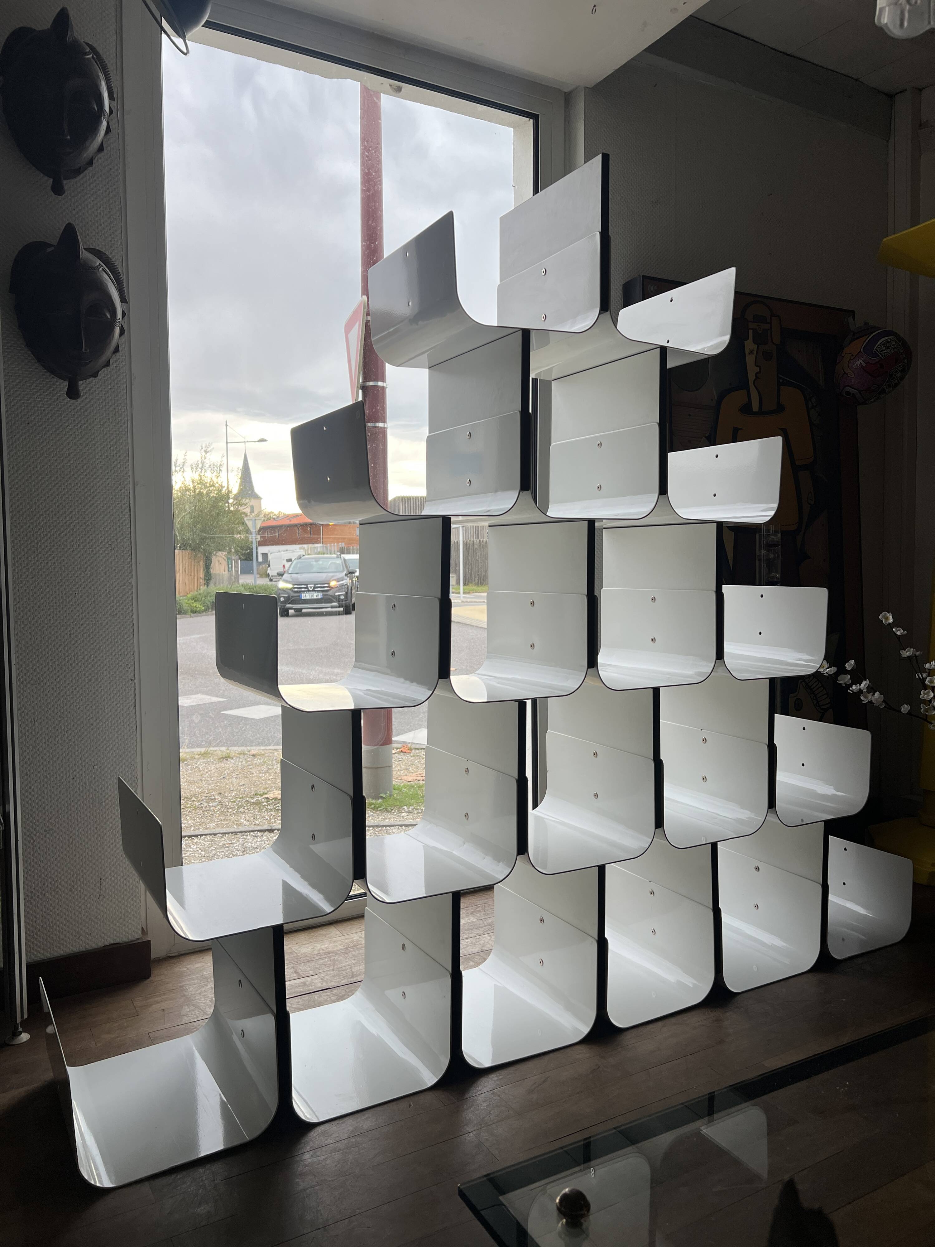 Étagère modulable style “Élysée” de Pierre Paulin