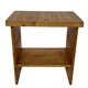 Vintage pinewood side table bedside table compact design 70's