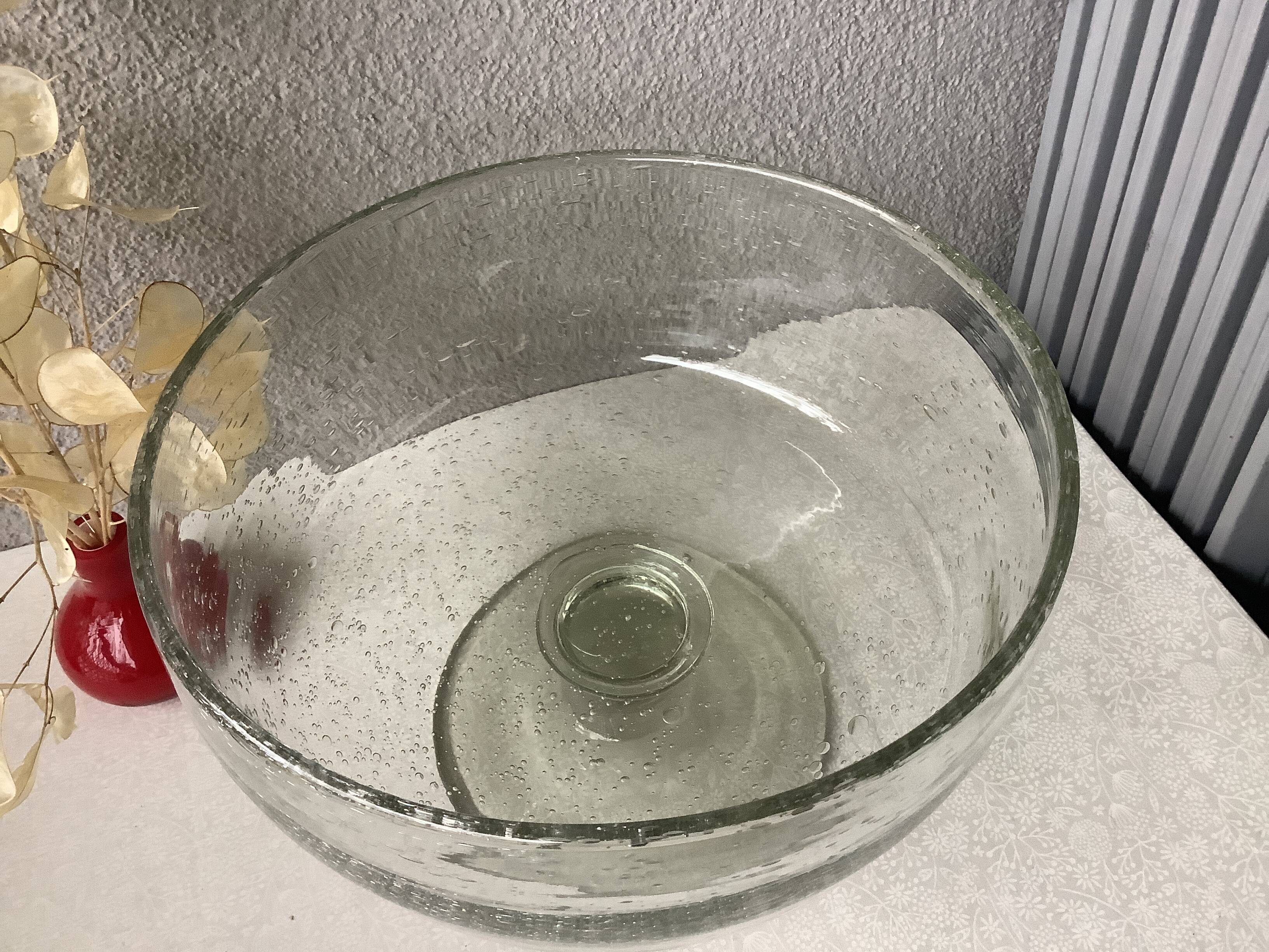 Biot sangria cup in artisanal bubble-blown glass