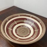 Glazed ceramic salad bowl