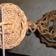 Chandelier hanging Wicker rattan of the years 60/70